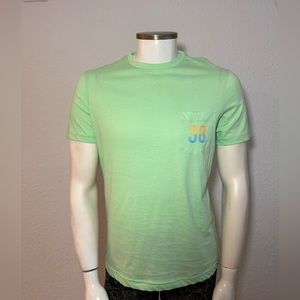 Cremieux Sz. S short sleeve pullover shirt men's Nwt Light Green